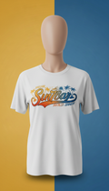 T-shirt Carte Île Bleu Océan