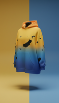 Hoodie Oversize Dégradé Soleil